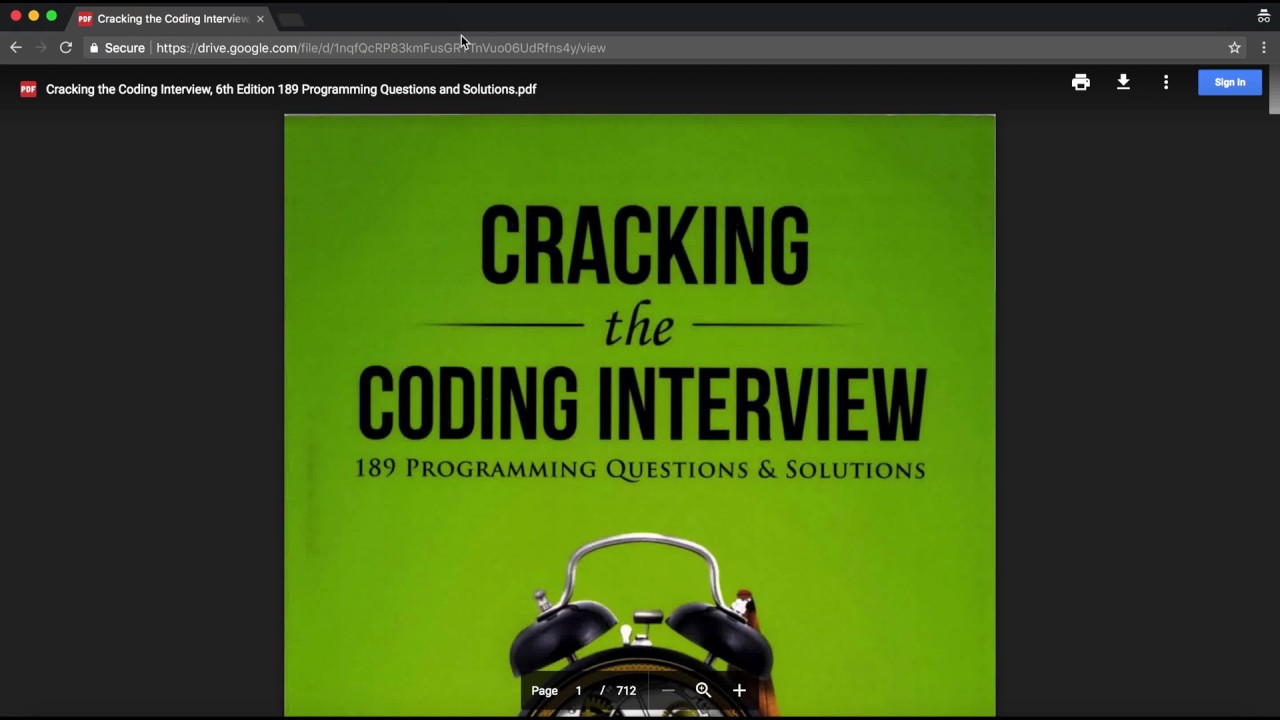 cracking the coding interview pdf 6th edition download